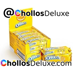 Pack de 20 Oreo Golden Galletas de Vainilla Rellenas de Crema Sabor Vainilla 66g