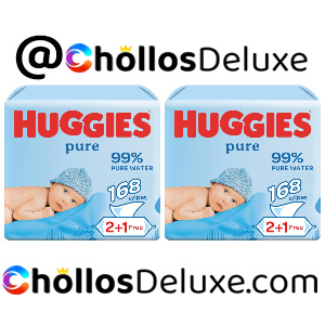 336 Toallitas Bebé Huggies Pure