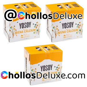 3x Caja de 6 Yosoy Bebida de Avena con Calcio 1 Litro