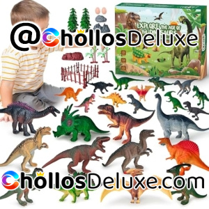 Set de 24 Dinosaurios +Extras