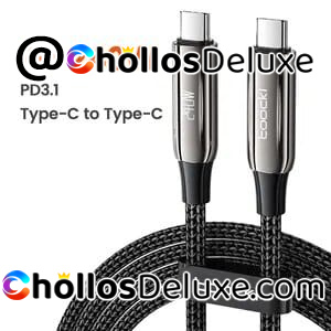 Cable USB Tipo C a Tipo C 240W 1 Metro
