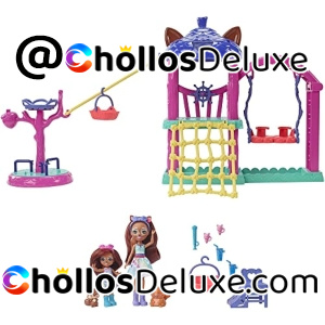 Enchantimals City Tails Parque Juegos Sabine y Seneca Squirrel