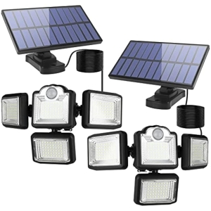 Pack de 2 Luces Solares Exterior/Interior IP65