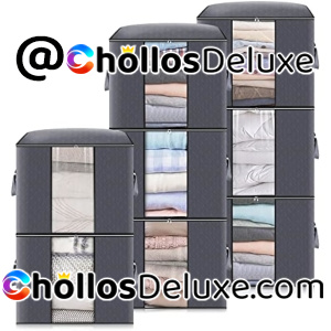 Set 8 Bolsas Almacenamiento 80L 50x 50x 32cm