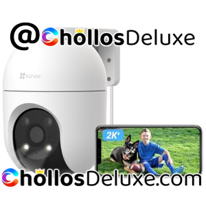 Cámara Vigilancia WiFi Exterior 360° 2K+ Alexa/Google