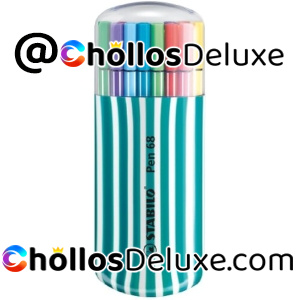 Estuche 20 Rotuladores Stabilo Pen 68 Zebrui Turquesa