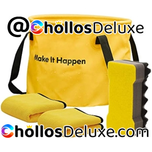 Kit Lavado de Coche Cubo Plegable 20L +Extras