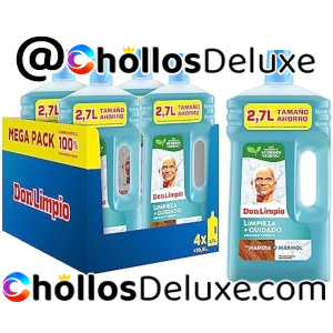 4x Don Limpio Superficies Delicadas Detergente Liquido 2.7L