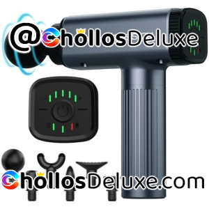 Pistola de Masaje Muscular +6 Cabezales