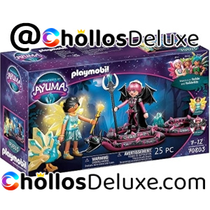 Playmobil Crystal Fairy y Bat Fairy con Animales del Alma