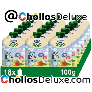 18x Hero Bolsitas con Plátano, Fresa y Manzana 100g