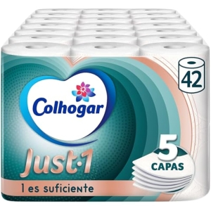 7x Colhogar Just 1 Papel Higiénico 6ud