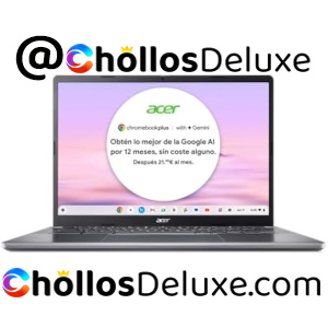 Acer Chromebook Plus 514 Portátil 14" WUXGA Ryzen 3