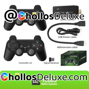 Data Frog Consola Retro 2,4G 10.000 Juegos +2 Mandos