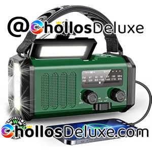Radio Solar con Altavoz Bluetooth y Linterna 10.000mAh