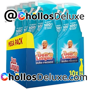 Pack de 10 Don Limpio Limpiador Baño Spray 720ml