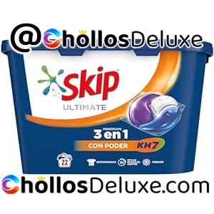 Skip Ultimate Detergente con Poder KH7 22 Cápsulas