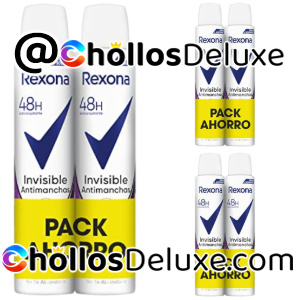 6 Desodorantes Rexona Invisible 200ml