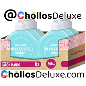 6x Moussel Jabón de Manos Limpieza+ 300ml