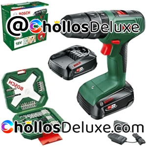 Bosch Taladro Percutor a Batería +2 Baterías +34 Piezas