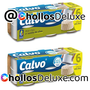 12x Latas Calvo Atún Claro en Aceite de Oliva