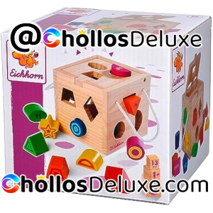 Cubo 13 Piezas Encajables de Madera