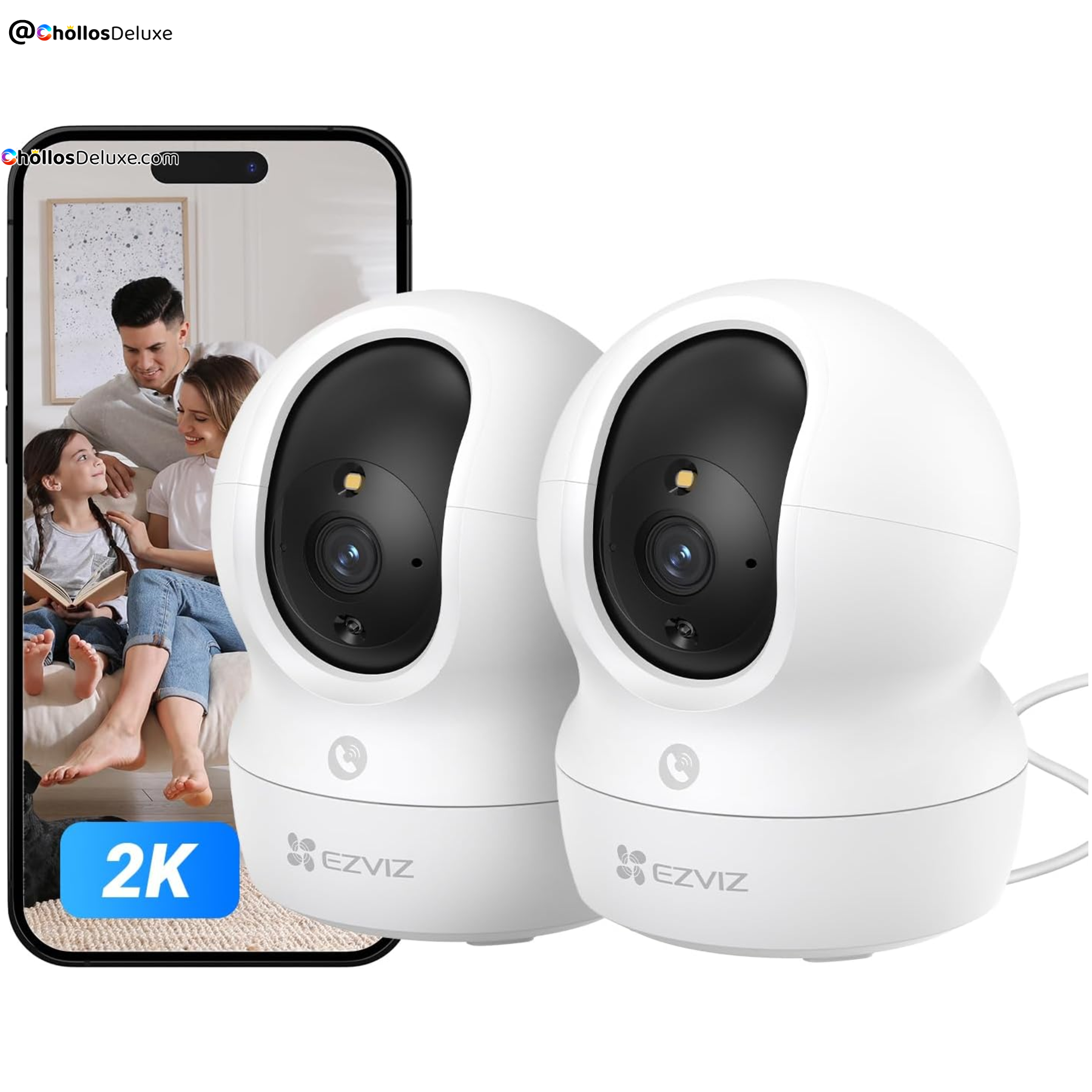 Ezviz CP1 2K 2 Cámaras de Vigilancia