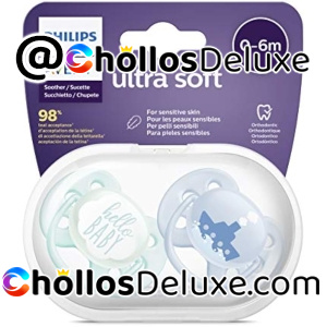 Pack de 2 Philips Avent Chupetes Ultra Soft 0-6 Meses