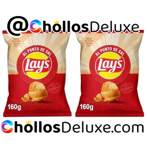 2x Lay'S Al Punto de Sal Patatas Fritas 160g