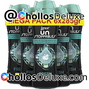6x Lenor Unstoppables Perlas de Perfume Ropa 127 Lavados