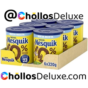 6x Nesquik Cacao en Polvo 0% Azúcares 320g