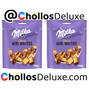 2x Milka Mini Wafers Chocolate 110g