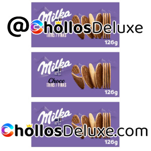 3x Milka Choco Finas Galletas 126g