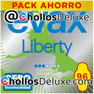 2x Evax Liberty Compresas Sin Alas Normal 96 Unidades