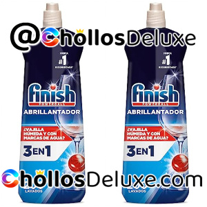 2x Finish Gel Abrillantador Lavavajillas 200 Lavados