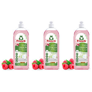 3x Frosch Lavavajillas Concentrado Frambuesa 750ml