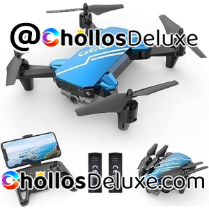 Mini Drone Cuadricóptero Plegable +2 Baterías