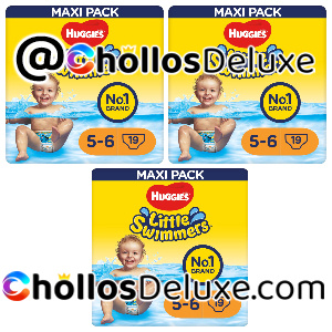 3x Huggies Little Swimmers 19 Pañales Bañador talla 5-6