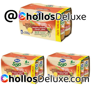 18x Hero Baby Tarritos Verduras Ternera 235g