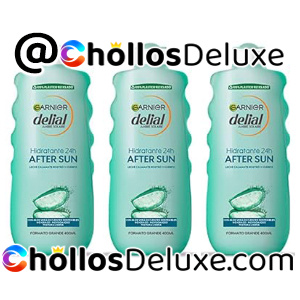 3x Garnier Delial After Sun Leche Hidratante Calmante con Aloe Vera Natural 400 ml