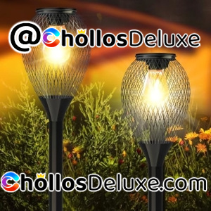 2x Luces Solares LED Exterior IP65 Sensor ON/OFF