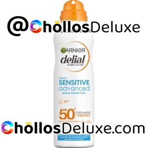 3x Garnier Delial Sensitive Advanced Bruma Seca Protector Solar IP50+ 150ml