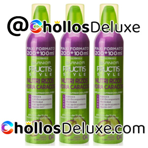 3x Garnier Fructis Style Espuma Hidra-Rizos 300ml