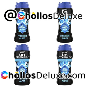 4x Lenor Unstoppables Potenciador De Fragancia Para El Lavado 210g Frescor alpino
