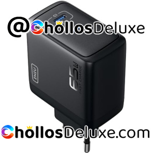 Cargador 65W 2 Puertos USB Tipo C