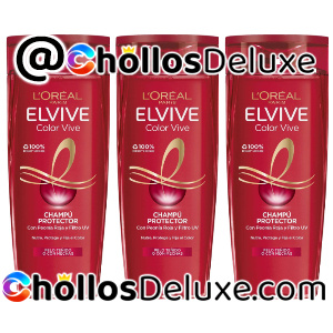 3x L'Oreal Paris Elvive Champú Protector 285ml