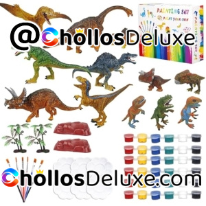 Kit para Pintar 12 Dinosaurios