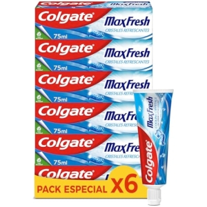 6x Colgate Max Fresh Pasta de Dientes 75ml