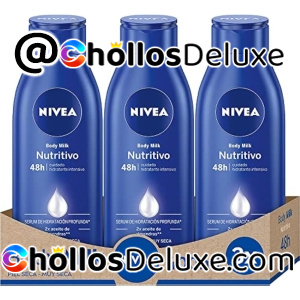 Pack de 3 Nivea Body Milk Nutritivo Leche Corporal 400ml