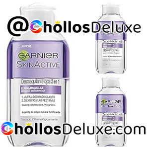 3x Garnier Skin Active Desmaquillante para ojos 2 en 1 125 ml
